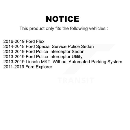 Front Outer Tie Rod End Pair For Ford Explorer Police Interceptor Utility Flex Sedan MKT KTR-104603