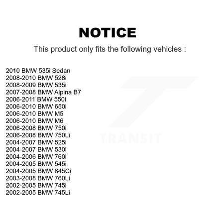 Front Outer Tie Rod End Pair For BMW 530i 650i 525i 645Ci 550i 528i 750i M5 M6 545i 750Li KTR-104644