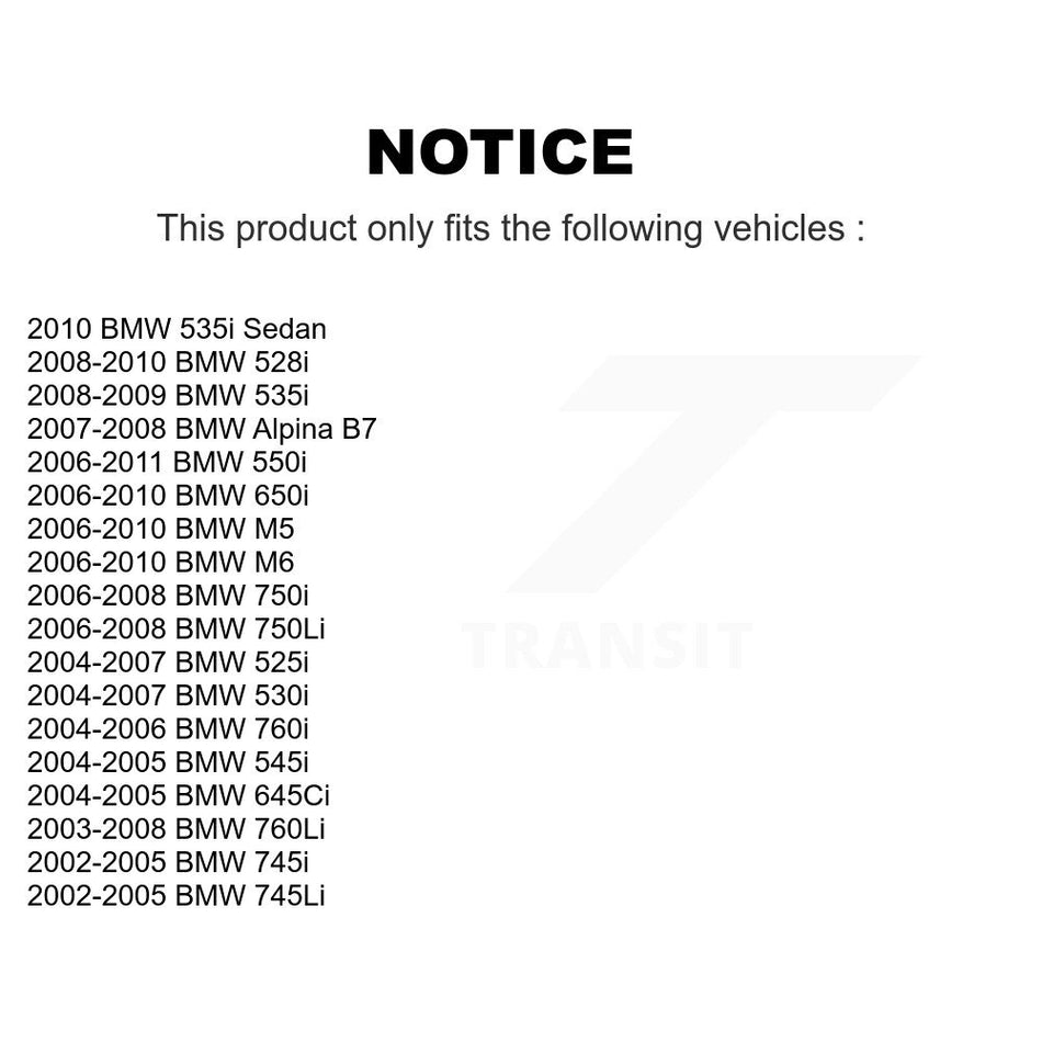 Front Outer Tie Rod End Pair For BMW 530i 650i 525i 645Ci 550i 528i 750i M5 M6 545i 750Li KTR-104644