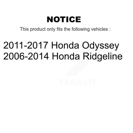 Front Outer Steering Tie Rod End Pair For Honda Odyssey Ridgeline KTR-104673