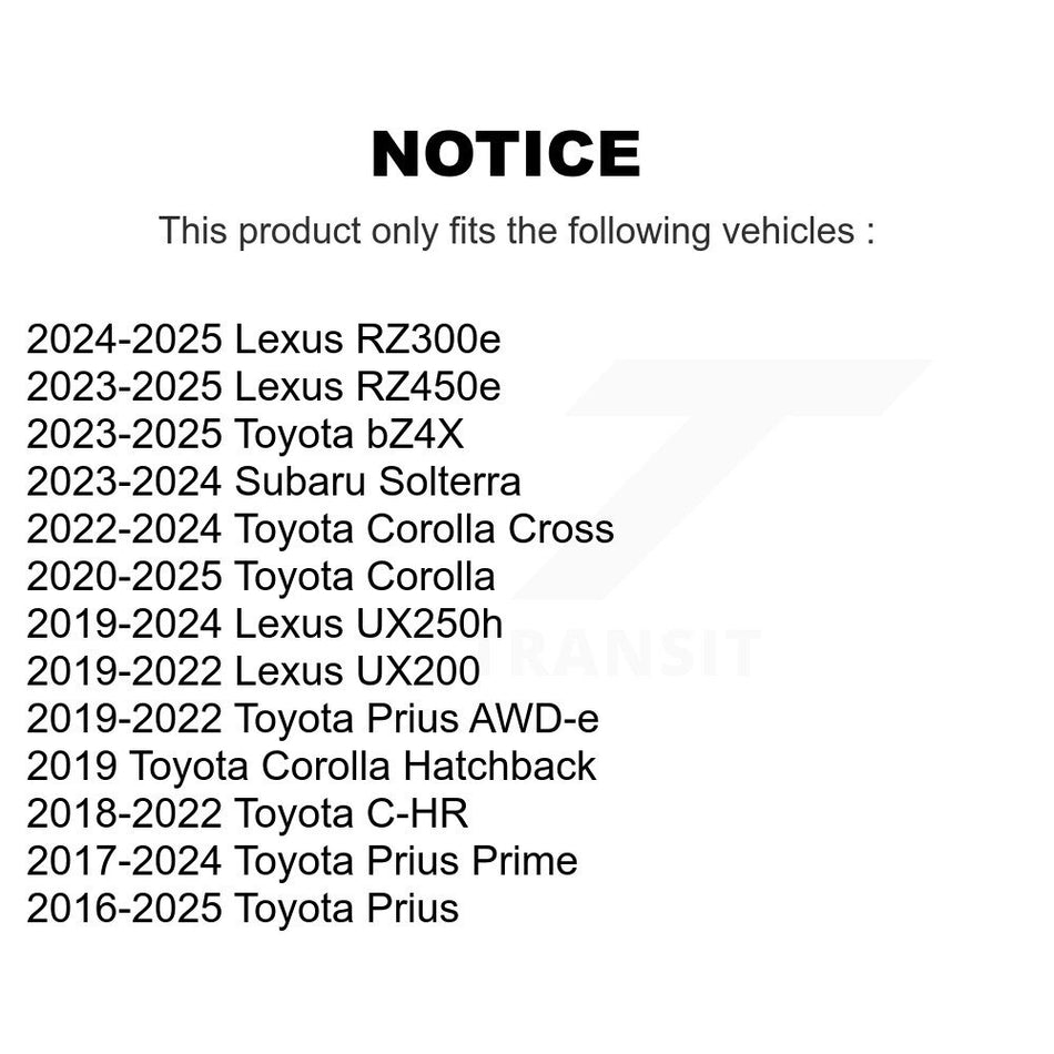Front Suspension Bar Link Pair For Toyota Corolla Cross C-HR Prius Prime Lexus UX250h KTR-104702