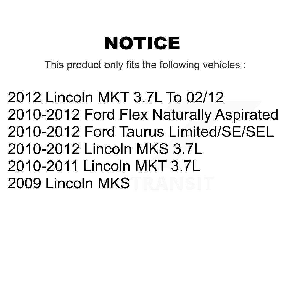 Front Inner Steering Tie Rod End Pair For Ford Taurus Flex Lincoln MKS MKT KTR-104783
