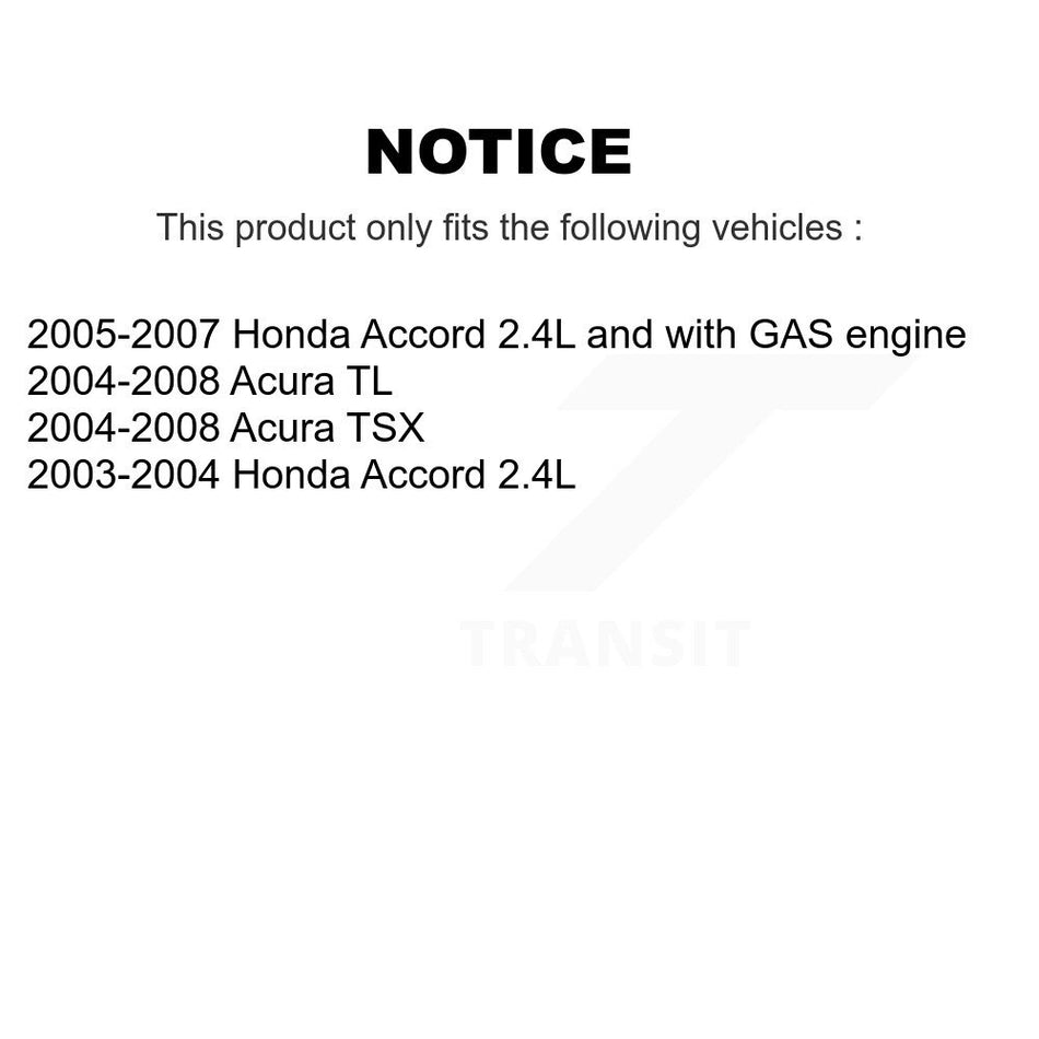Front Inner Steering Tie Rod End Pair For Honda Accord Acura TL TSX KTR-104791