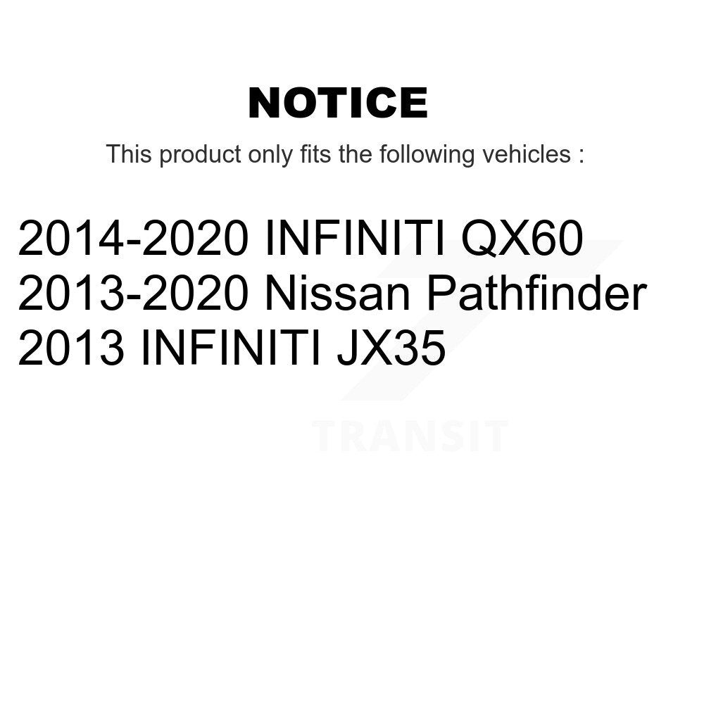 Front Inner Steering Tie Rod End Pair For Nissan Pathfinder INFINITI QX60 JX35 KTR-104796