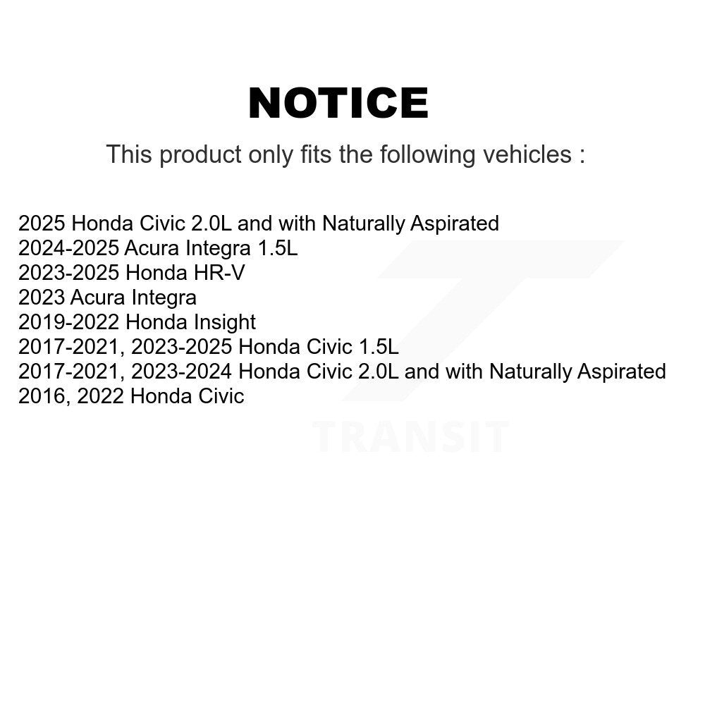 Front Inner Steering Tie Rod End Pair For Honda Civic HR-V Acura Integra Insight KTR-104821