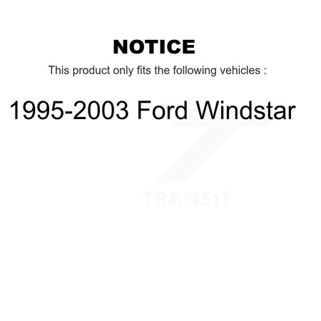 Front Inner Steering Tie Rod End Pair For 1995-2003 Ford Windstar KTR-104830
