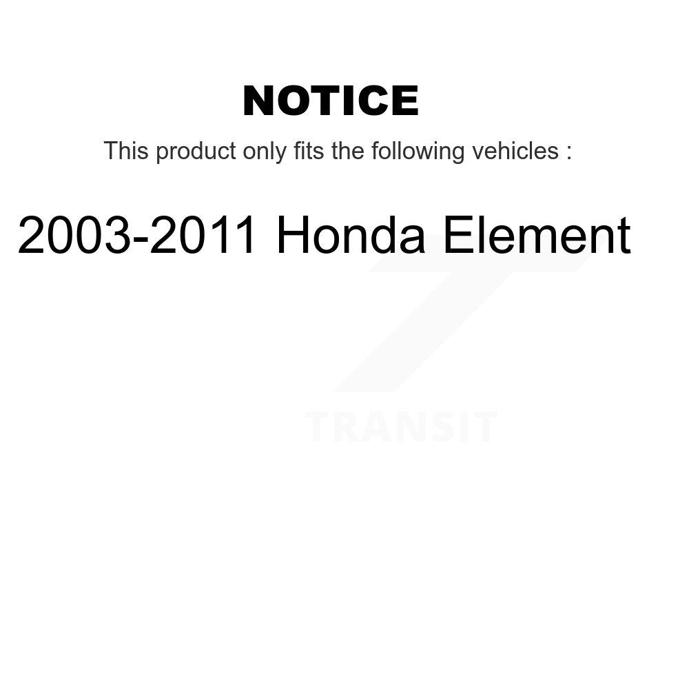 Front Inner Steering Tie Rod End Pair For 2003-2011 Honda Element KTR-104860