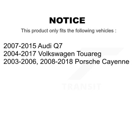 Front Inner Steering Tie Rod End Pair For Porsche Cayenne Volkswagen Touareg Audi Q7 KTR-104901