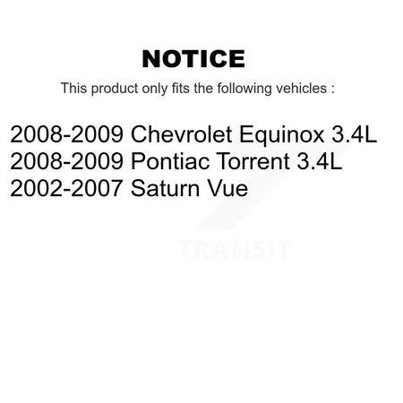 Front Inner Steering Tie Rod End Pair For Chevrolet Equinox Pontiac Torrent Saturn Vue KTR-104905