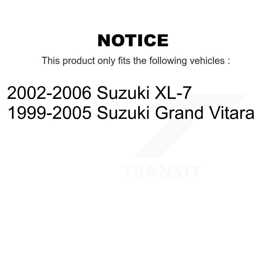 Front Outer & Inner Steering Tie Rod End Kit For Suzuki Grand Vitara XL-7 KTR-104954