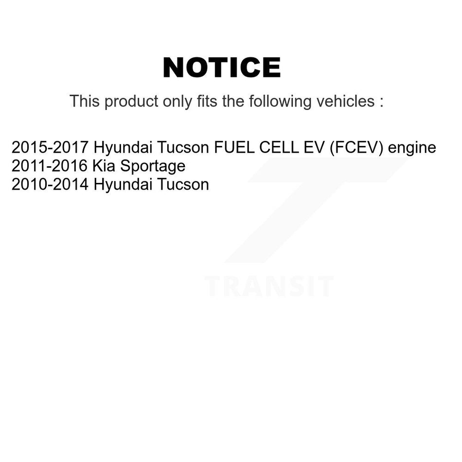 Front Outer & Inner Steering Tie Rod End Kit For Hyundai Tucson Kia Sportage KTR-104960