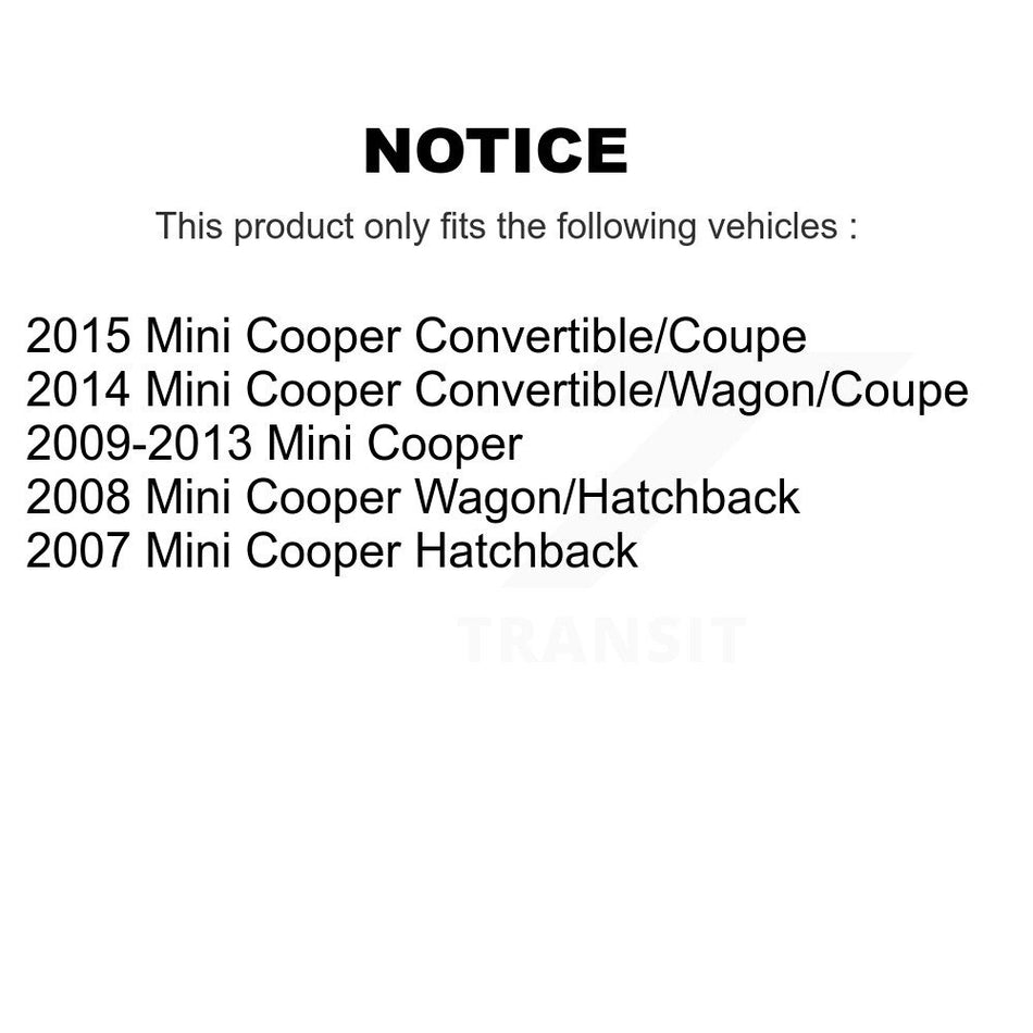 Front Outer & Inner Steering Tie Rod End Kit For Mini Cooper Countryman KTR-105014