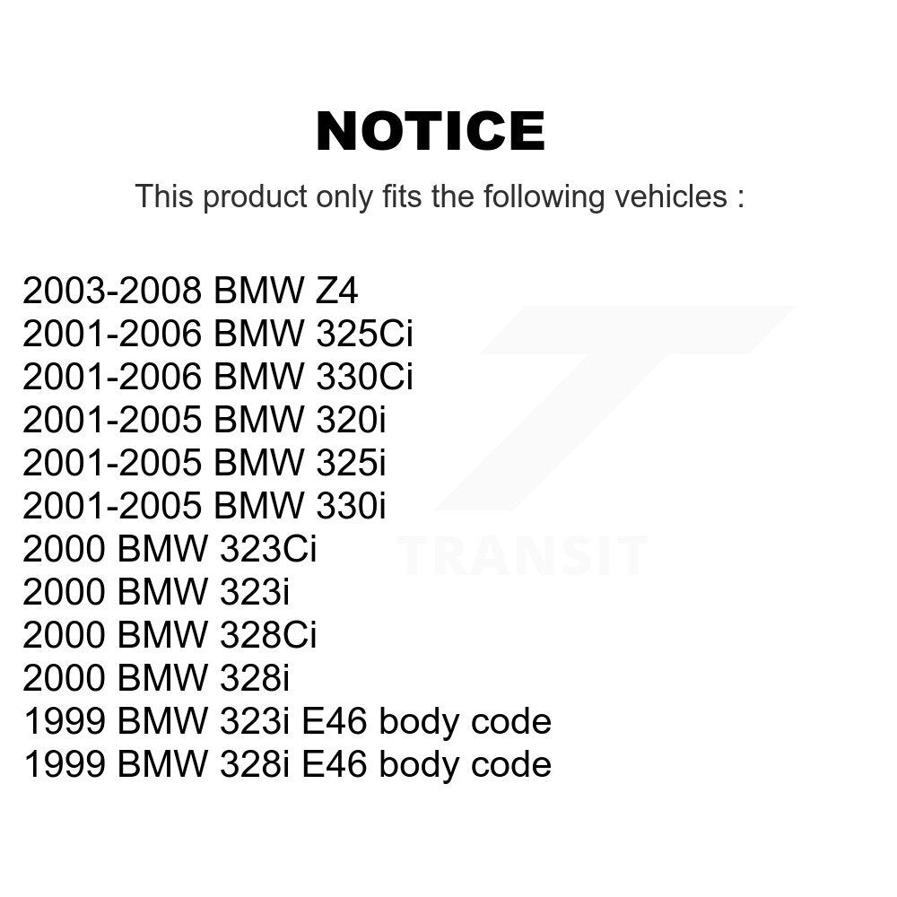 Front Outer & Inner Tie Rod End Kit For BMW Z4 330Ci 325i 325Ci 320i 330i 323i 328i 323Ci KTR-105017