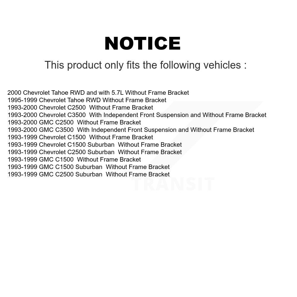 Front Inner Outer Tie Rod Pitman Idler Arm & Bracket Kit (7Pc) For C1500 Chevrolet GMC KTR-105105