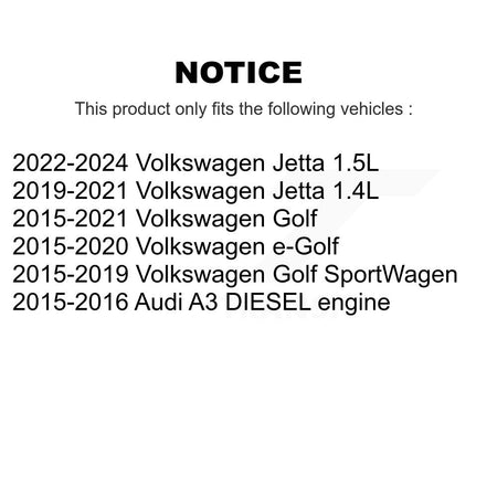 Front Suspension Control Arm Tie Rod End Kit For Volkswagen Jetta Golf SportWagen e-Golf KTR-105148