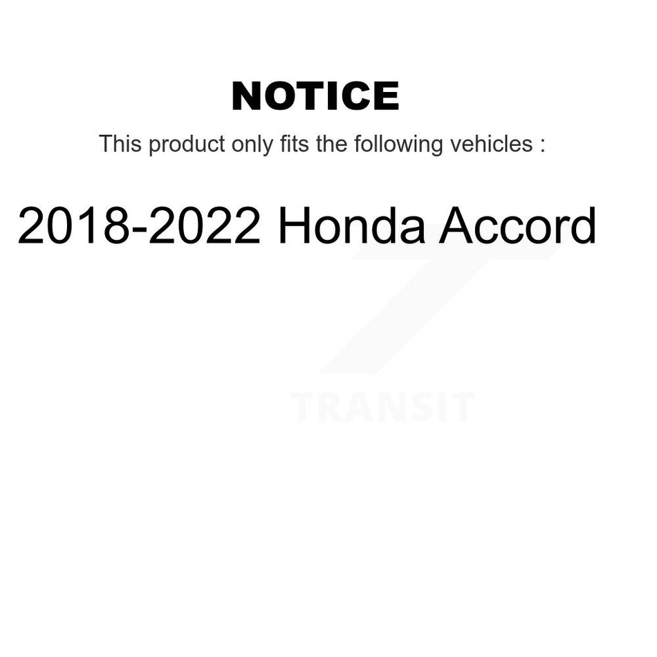 Front Lower Suspension Control Arm And Ball Joint Assembly Kit For 2018-2022 Honda Accord KTR-105163