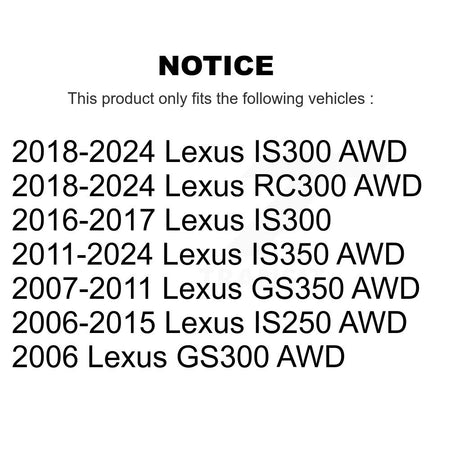 Front Lower Control Arm Kit For Lexus IS250 IS300 IS350 GS350 GS300 RC300 KTR-105173