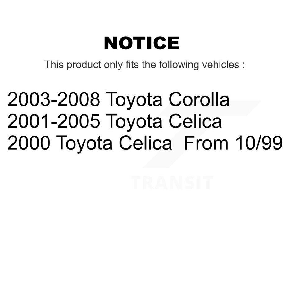 Front Lower Suspension Control Arm And Ball Joints Kit For Toyota Corolla Celica KTR-105221