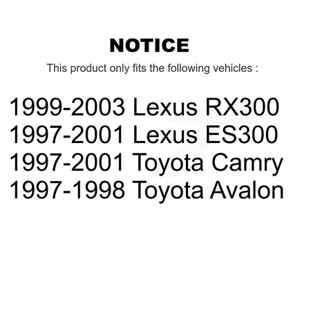 Front Lower Control Arm And Ball Joints Kit For Toyota Camry Lexus RX300 ES300 Avalon KTR-105230