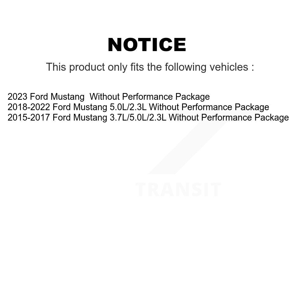 Front Suspension Control Arm And Ball Joint Assembly Stabilizer Link Kit For Ford Mustang KTR-105270