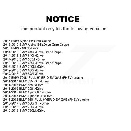 Front Suspension Control Arm Ball Joint Link Kit For BMW 535i xDrive 528i 750i 550i 535d KTR-105271