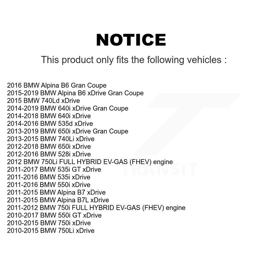 Front Lower Forward Suspension Control Arm & Ball Joint Kit For BMW 535i xDrive 528i 750i KTR-105280