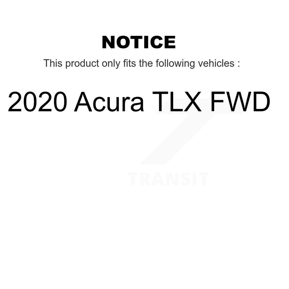 Front Suspension Control Arm And Tie Rod End Kit For 2020 Acura TLX FWD KTR-105286