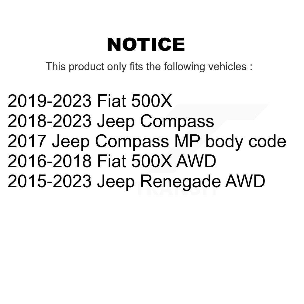 Front Lower Suspension Control Arm And Ball Joint Kit For Jeep Compass Renegade Fiat 500X KTR-105295