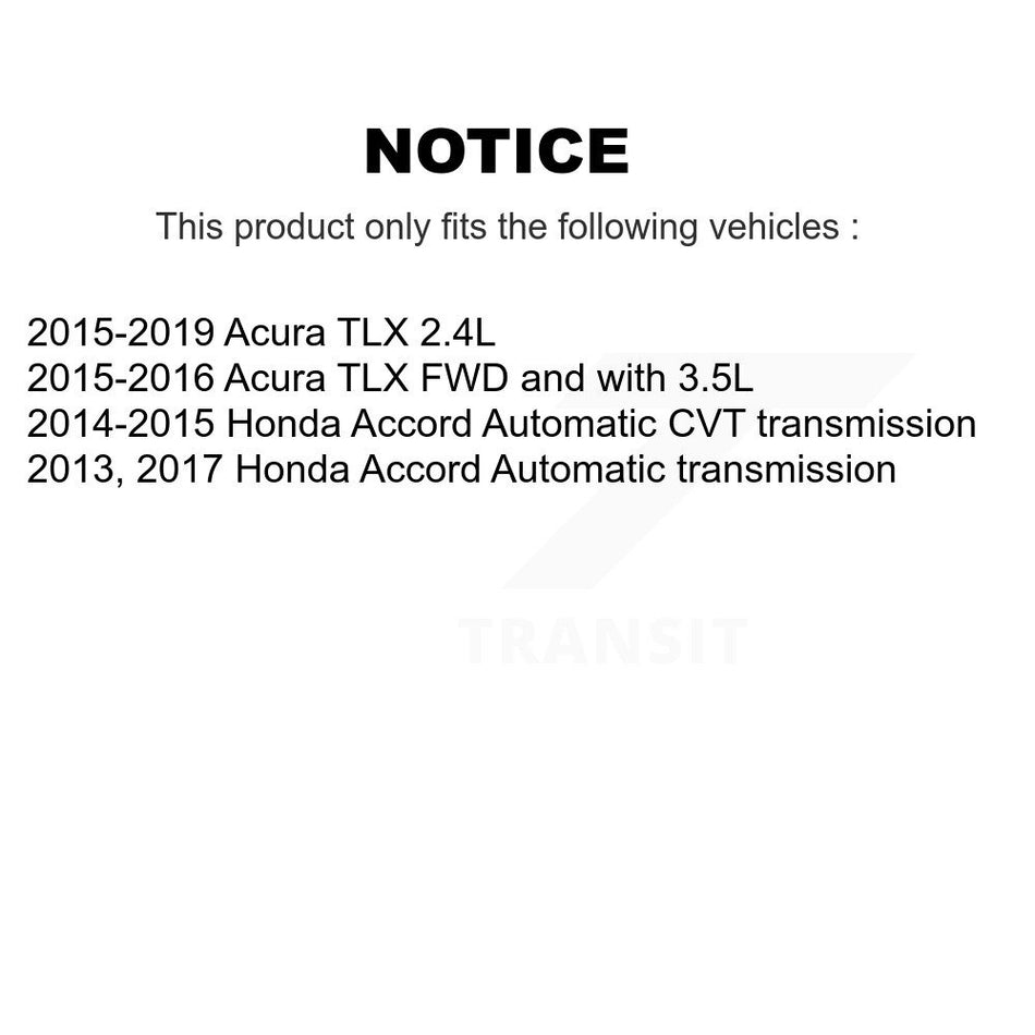 Front Suspension Control Arm And Tie Rod End Kit For Honda Accord Acura TLX KTR-105305