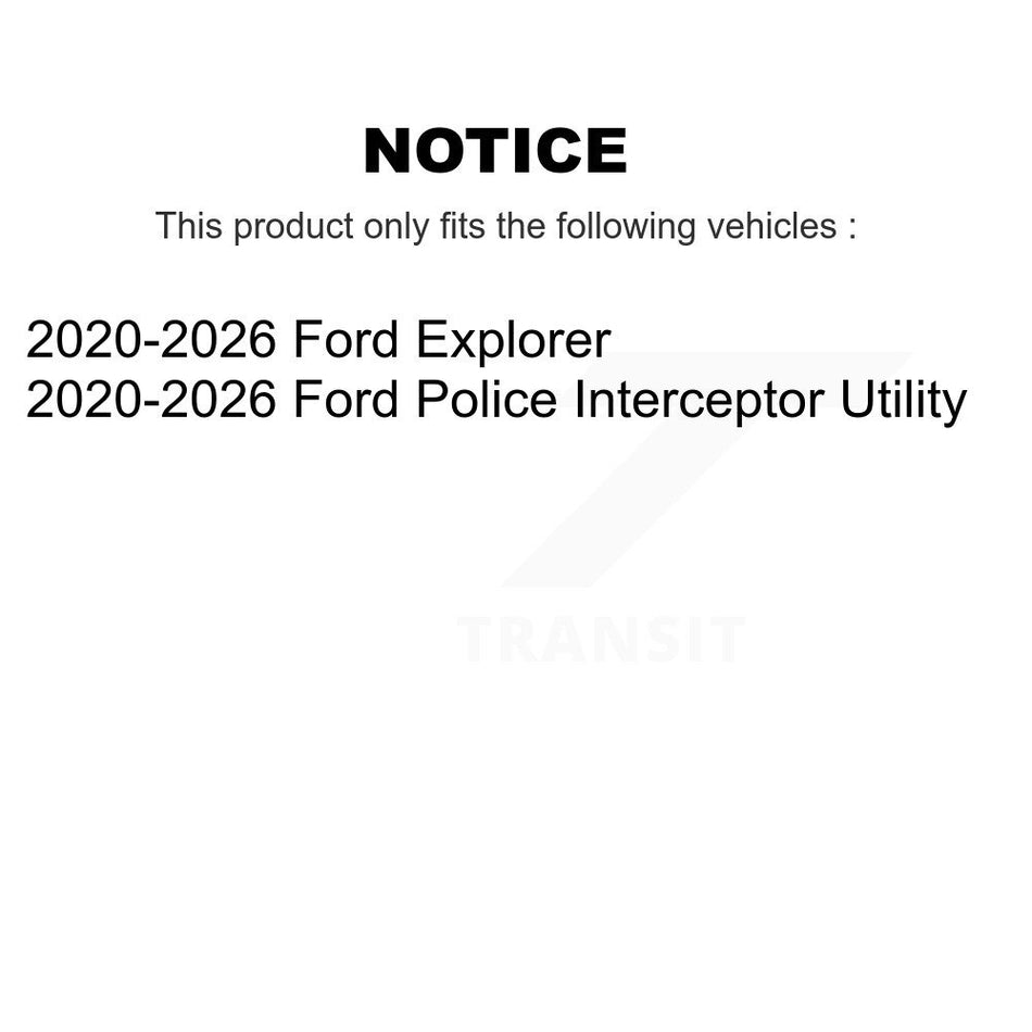 Front Suspension Bar Link Pair For 2020-2026 Ford Explorer Police Interceptor Utility KTR-105351