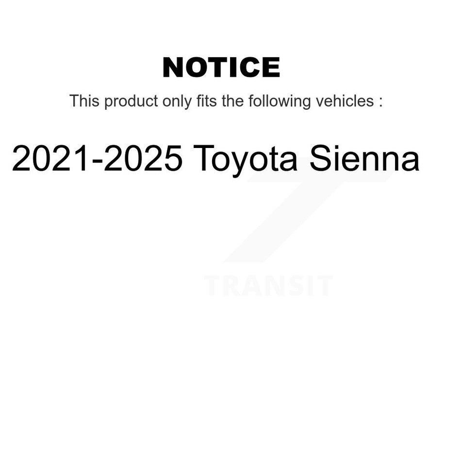 Front Suspension Stabilizer Bar Link Pair For 2021-2025 Toyota Sienna KTR-105353