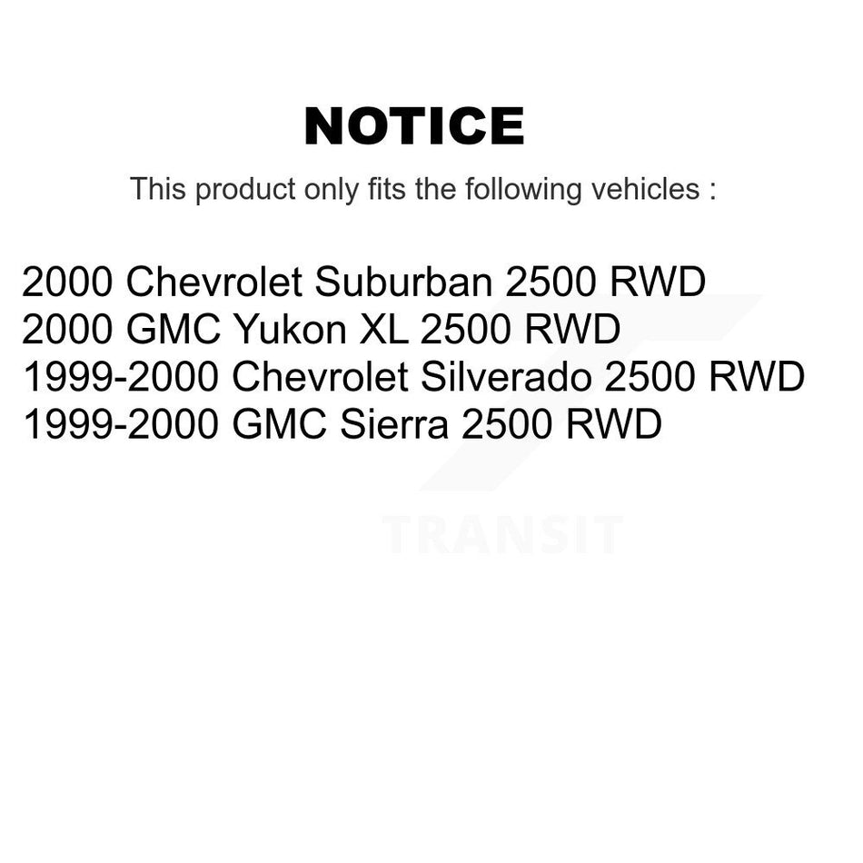 Front Lower & Upper Ball Joint Kit For Chevrolet Silverado 2500 GMC Sierra Suburban Yukon KTR-105368