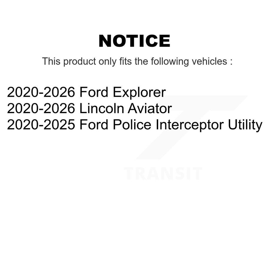 Rear Suspension Sway Bar Link Kit For Ford Explorer Police Interceptor Utility Lincoln KTR-105384
