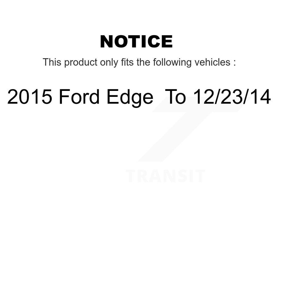 Front Rear Suspension Stabilizer Bar Link Kit For 2015 Ford Edge To 12 23 14 KTR-105392