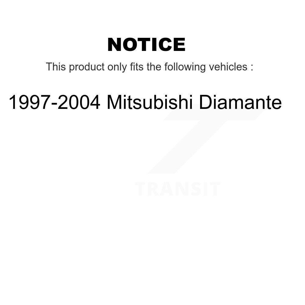 Front Rear Suspension Stabilizer Bar Link Kit For 1997-2004 Mitsubishi Diamante KTR-105398