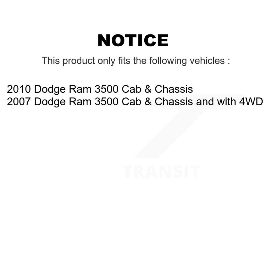Front Rear Suspension Stabilizer Bar Link Kit For Dodge Ram 3500 KTR-105402