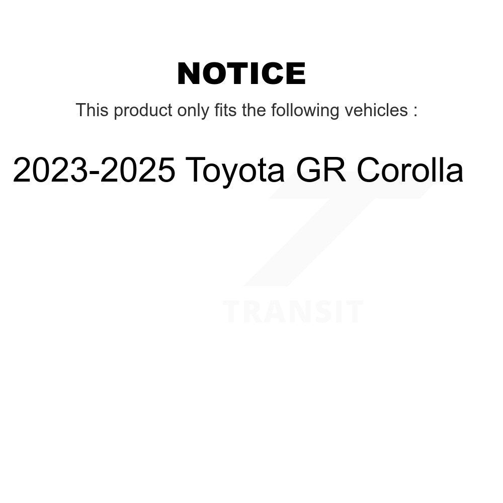 Front Rear Suspension Stabilizer Bar Link Kit For 2023-2025 Toyota GR Corolla KTR-105407