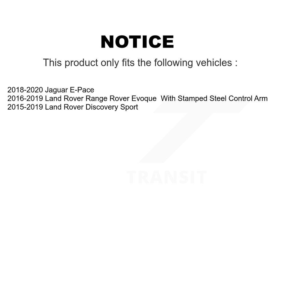 Front Lower Control Arm & Ball Joint Link Kit For Land Rover Discovery Sport Range Evoque KTR-105425