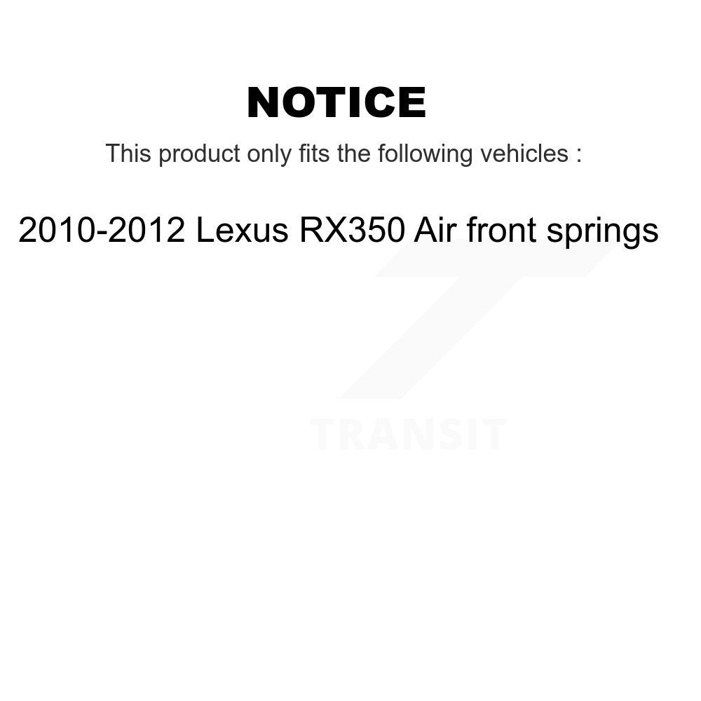 Front Suspension Lower Control Arm Ball Joint Tie Rod End Link Kit (8Pc) For Lexus RX350 KTR-105495