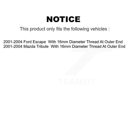 Front Lower Control Arm And Ball Joint Inner & Outer Tie Rod End Link Kit (8Pc) For Ford KTR-105552