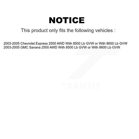 Front Lower Control Arm Ball Joint Inner & Outer Tie Rod End Link Kit (8Pc) For GMC 2500 KTR-105557