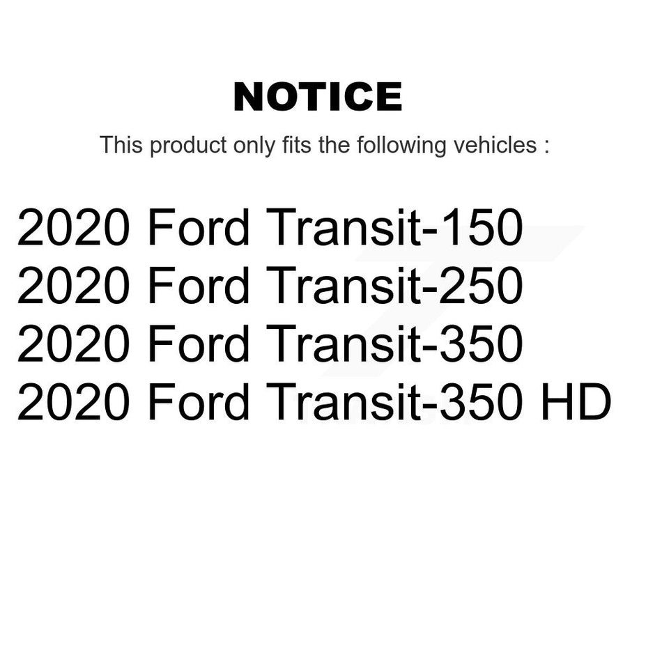 Front Lower Ball Joint Outer Tie Rod End Kit For Ford Transit-250 Transit-150 Transit-350 KTR-105571