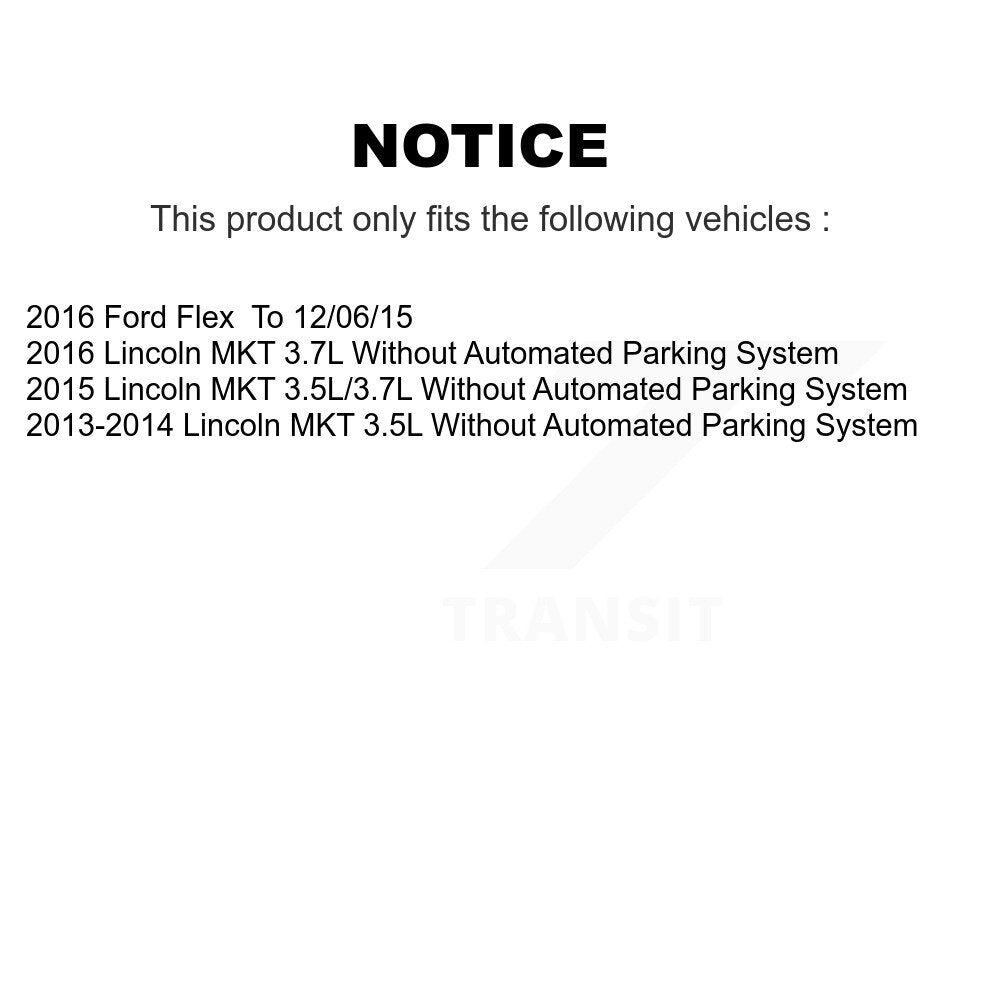 Front Lower Control Arm & Ball Joint Tie Rod End Link Kit (8Pc) For Ford Flex Lincoln MKT KTR-105605