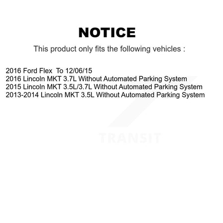 Front Lower Control Arm & Ball Joint Tie Rod End Link Kit (8Pc) For Ford Flex Lincoln MKT KTR-105605
