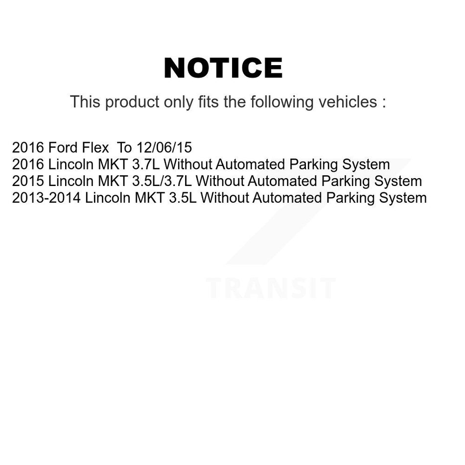 Front Lower Control Arm & Ball Joint Tie Rod End Link Kit (8Pc) For Ford Flex Lincoln MKT KTR-105605