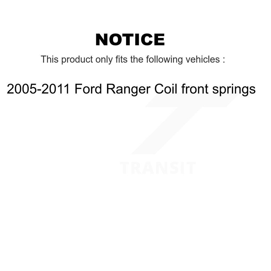 Front Suspension Upper Control Arm Ball Joint Tie Rod End Link Kit (8Pc) For Ford Ranger KTR-105627