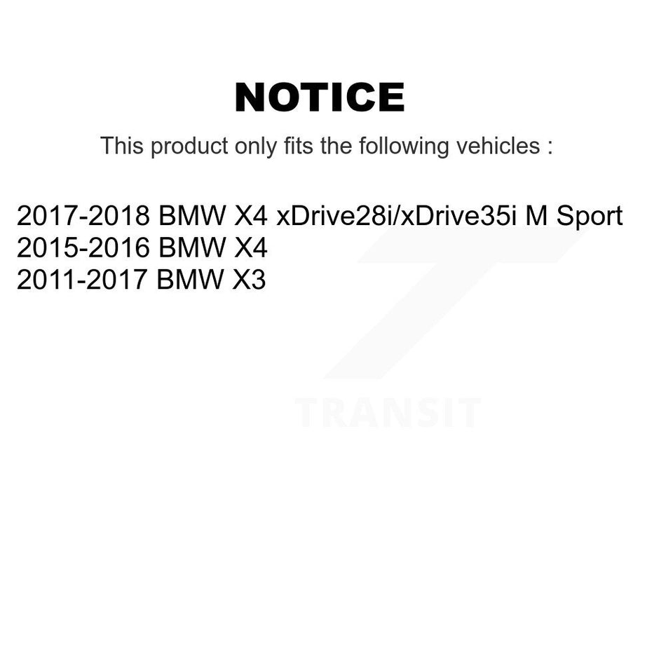 Front SuspensionLower Rearward Control Arm And Ball Joint Assembly Link Kit For BMW X3 X4 KTR-105629