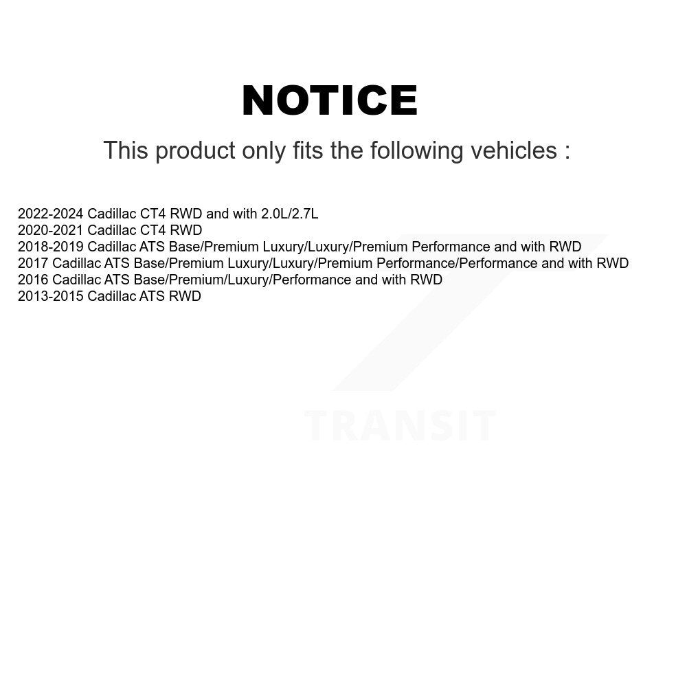 Front Lower Rearward Control Arm And Ball Joint Assembly Link Kit For Cadillac ATS CT4 KTR-105630