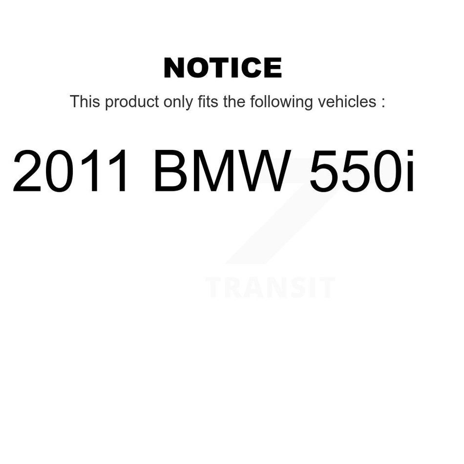 Front Lower Forward Control Arm & Ball Joint Tie Rod End Link Kit (8Pc) For 2011 BMW 550i KTR-105682