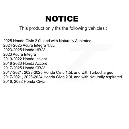 Rear Upper Control Arm Pair For Honda Civic CR-V Accord HR-V Acura Integra Insight KTR-105718